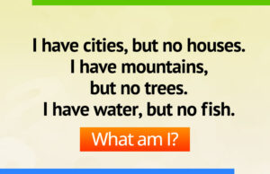 I have cities, but no houses. I have mountains, but no trees. I have water, but no fish.