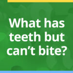 What has teeth but cannot bite?