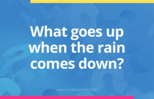 What goes up when the rain comes down?