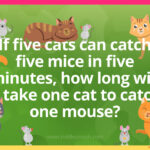 If five cats can catch five mice in five minutes, how long will it take one cat to catch one mouse?