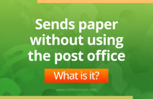 Sends paper without using the post office?