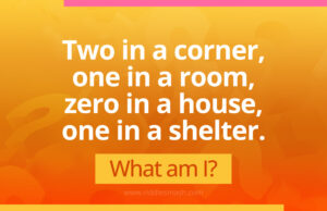 Two in a corner, one in a room, zero in a house, but one in a shelter