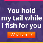 You hold my tail while I fish for you. What am I?