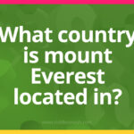 What country is everest located in​?