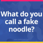 What do you call a fake noodle?