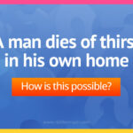 A man dies of thirst in his own home.