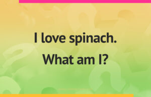I love spinach. What am I?