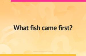 What fish came first?