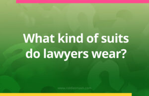 What kind of suits do lawyers wear?