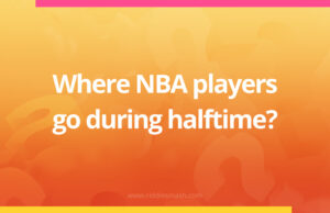Where NBA players go during halftime?