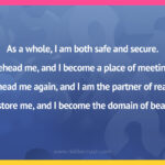 As a whole, I am both safe and secure. Behead me, and I become a place of meeting. Behead me again, and I am the partner of ready. Restore me, and I become the domain of beasts.