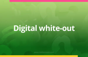 Digital white-out.
