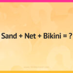 Sand + Net + Bikini = ?