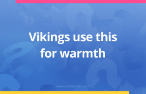 Vikings use this for warmth.