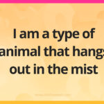 I am a type of animal that hangs out in the mist.
