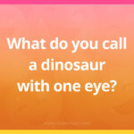 What do you call a dinosaur with one eye?