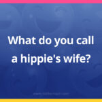 What do you call a hippie's wife?