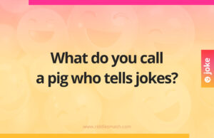 What do you call a pig who tells jokes?