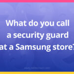 What do you call a security guard at a Samsung store?