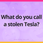 What do you call a stolen Tesla?