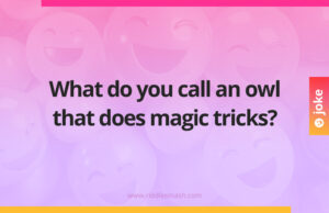 What do you call an owl that does magic tricks?