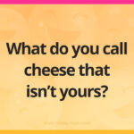 What do you call cheese that isn’t yours?
