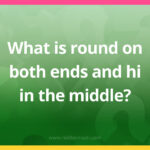 What is round on both ends and hi in the middle​?