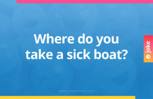 Where do you take a sick boat?