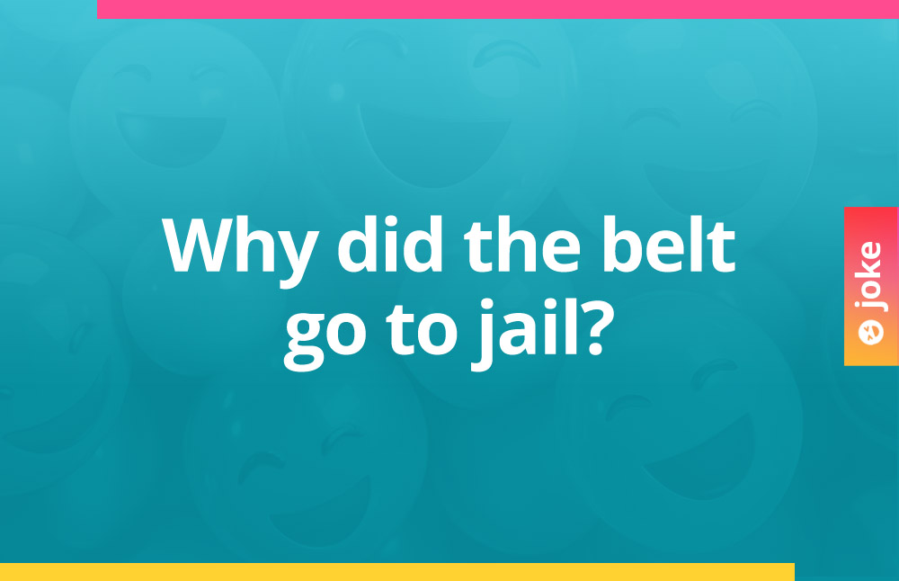 Why did the belt go to jail?