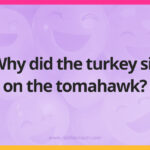 Why did the turkey sit on the tomahawk?
