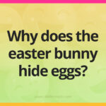 Why does the easter bunny hide eggs?