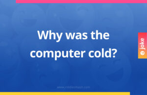 Why was the computer cold?