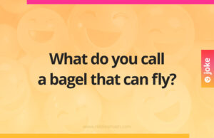 What do you call a bagel that can fly?