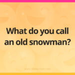 What do you call an old snowman?