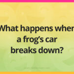 What happens when a frog's car breaks down?