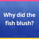 Why did the fish blush?