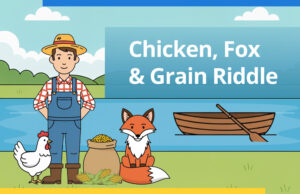 Fox, Chicken and Grain Riddle with answer