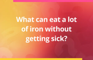 What can eat a lot of iron without getting sick?