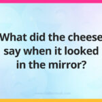 What did the cheese say when it looked in the mirror?