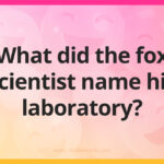 What did the fox scientist name his laboratory?
