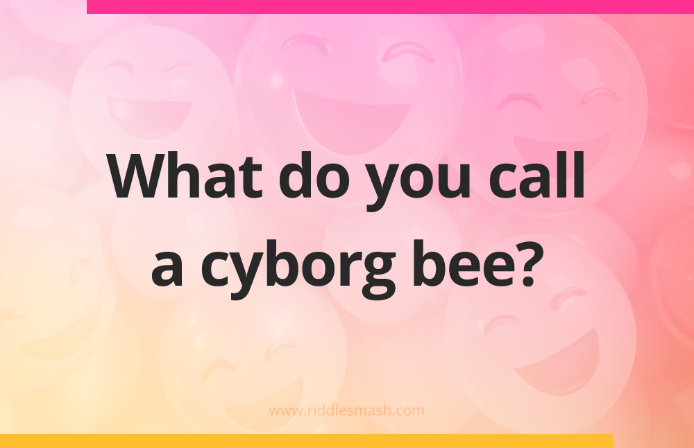 What do you call a cyborg bee?
