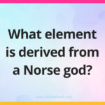 What element is derived from a Norse god?
