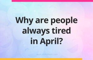 Why are people always tired in April?