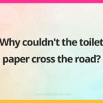 Why couldn't the toilet paper cross the road?