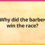 Why did the barber win the race?