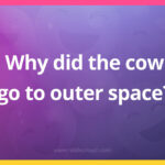 Why did the cow go to outer space?