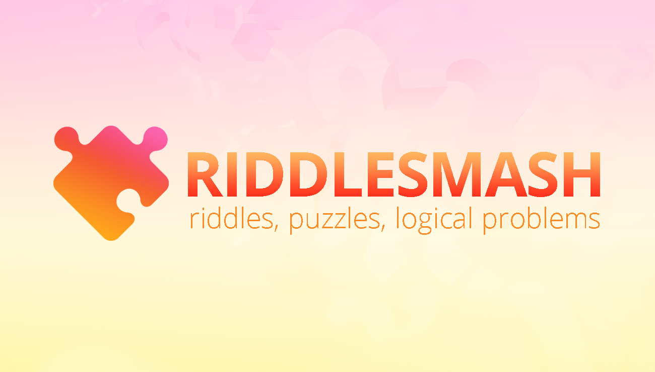 Fun Riddles Logo Riddlesmash - Riddles, Puzzles, and Brain Teasers with answers, Funny Jokes